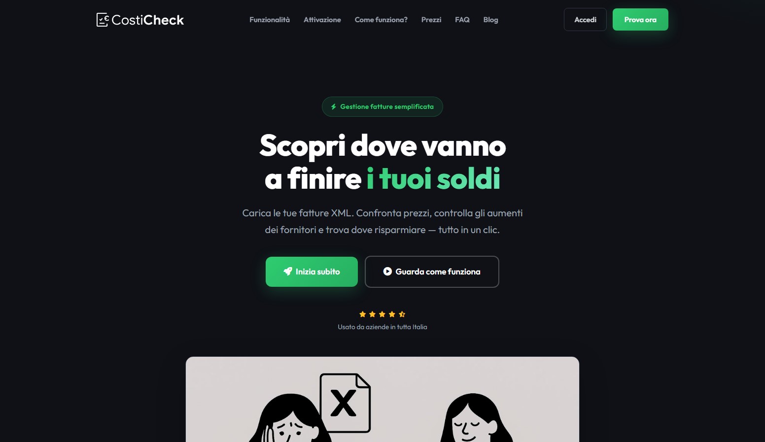 CostiCheck SaaS Gestione Fatture